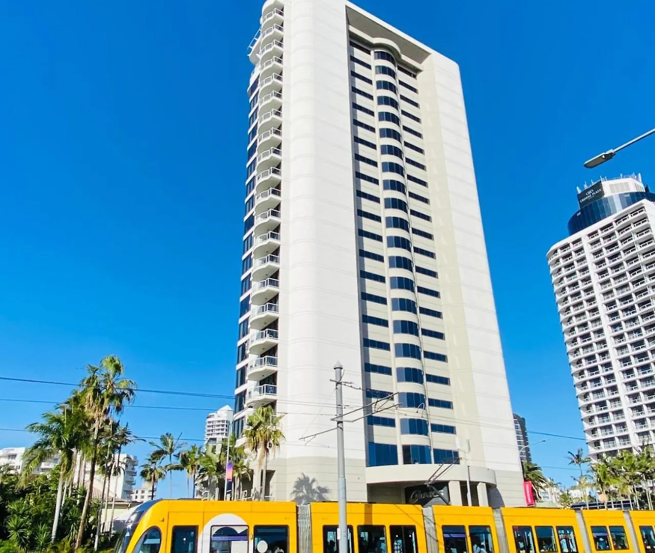 **** 酒店 Ocean View Studio Apartment Surfers Paradise - Free Parking 黄金海岸 澳大利亚